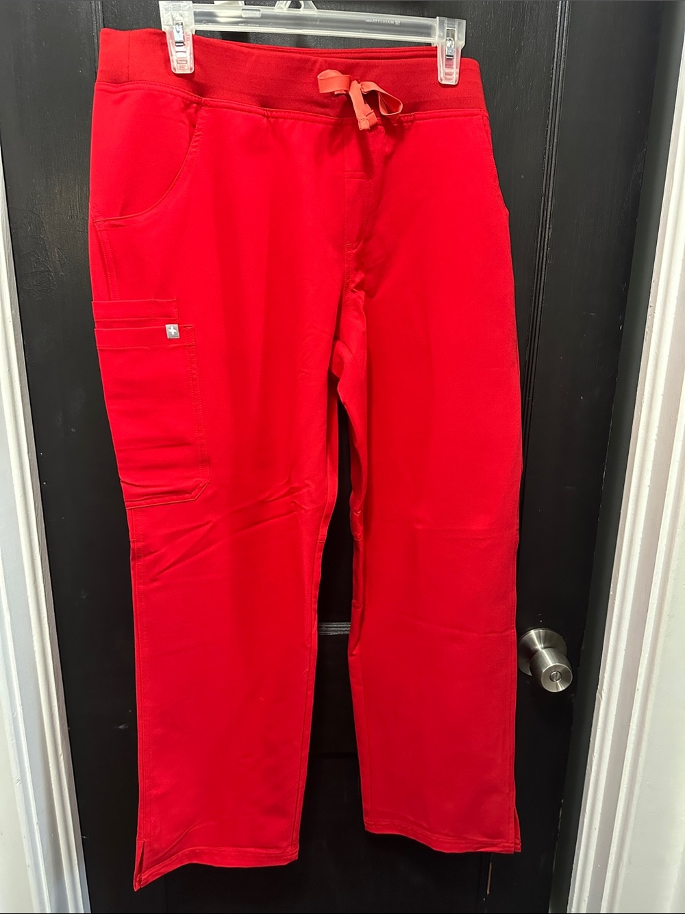 Figs Women's Scrub Pants in Bright Red
